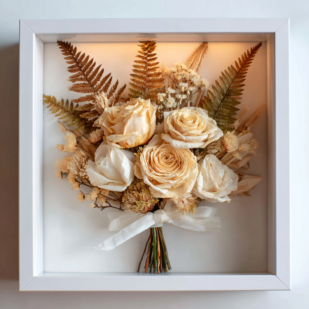 Flower Preservation, Bridal Bouquet Preservation, Framed Pressed Flowers, Wedding Floral preservation, Preserve Wedding Bouquet